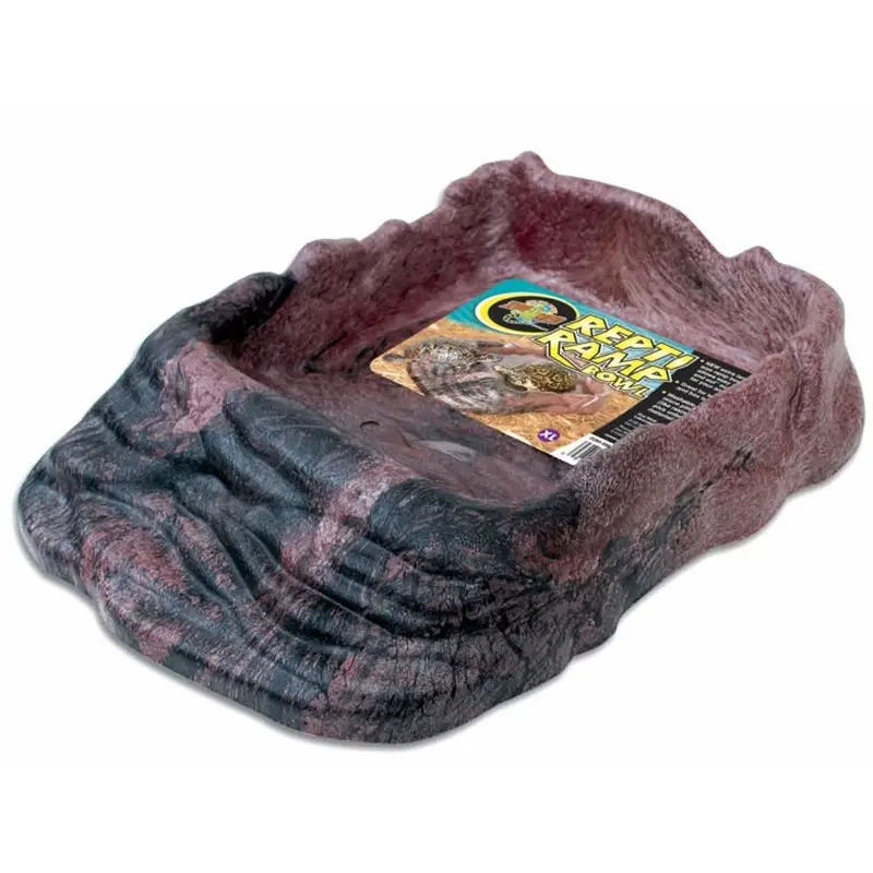 Zoo Med Repti Ramp Bowl Black/Brown XL