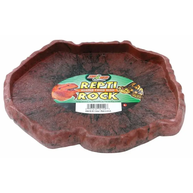 Zoo Med Repti Rock Food Dish Assorted LG