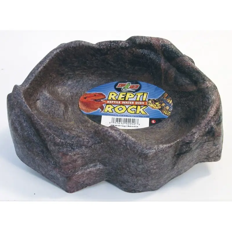 Zoo Med Repti Rock Water Dish Assorted LG