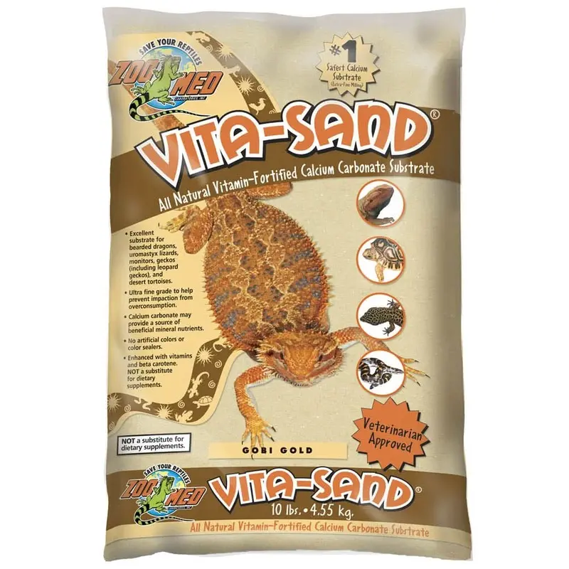 Zoo Med Vita-Sand Substrate Gold 10 lb