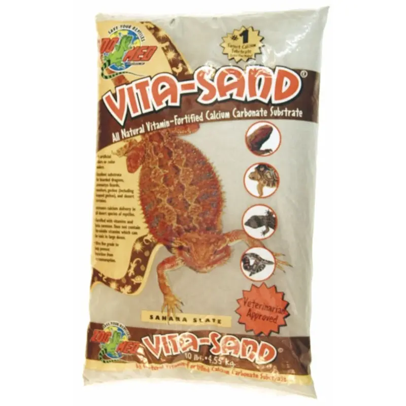 Zoo Med Vita-Sand Substrate Sahara Slate 10 lb
