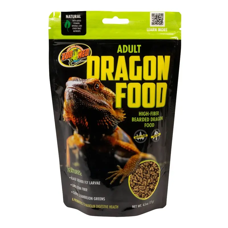 Zoo Med Adult High Fiber Dragon Food 4.5oz