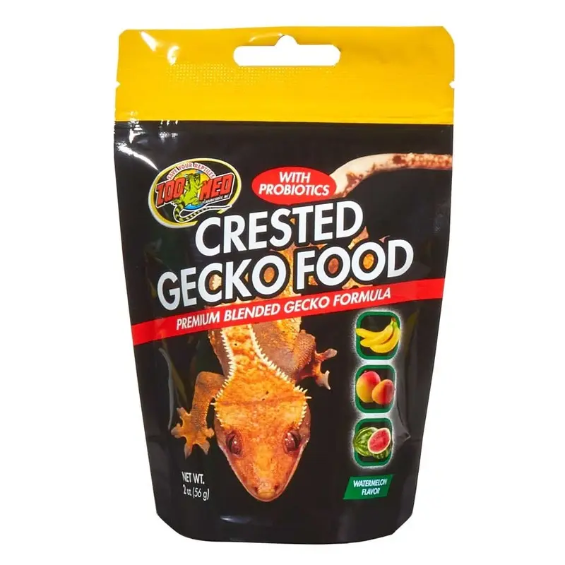 Zoo Med Crested Gecko Food Premium Blended Watermelon Dry Food 2 oz
