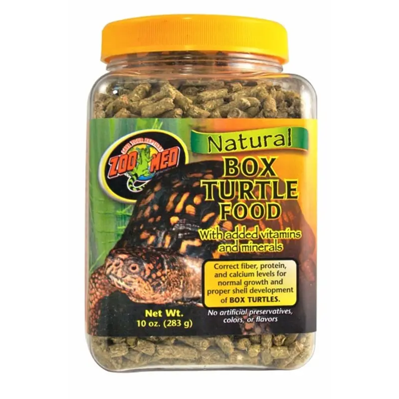 Zoo Med Natural Box Turtle Pellet Food 10 oz
