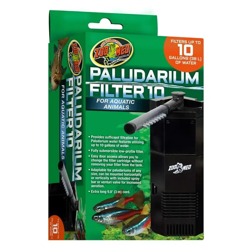 Zoo Med Paludarium 10 Internal Filter Black