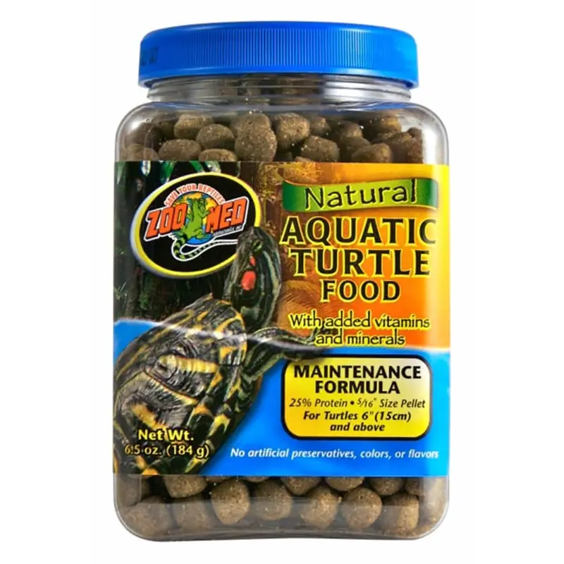 Zoo Med Aquatic Turtle Food Maintenance Formula Dry Food 6.5 oz