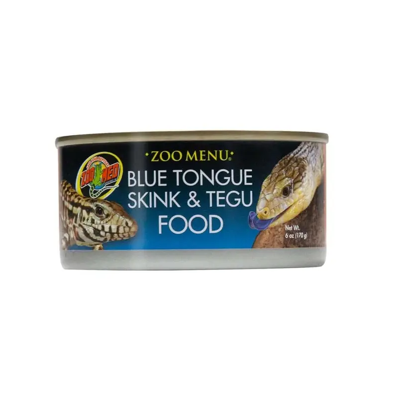 Zoo Med Blue Tongue Skink & Tegu Canned Wet Food 6 oz