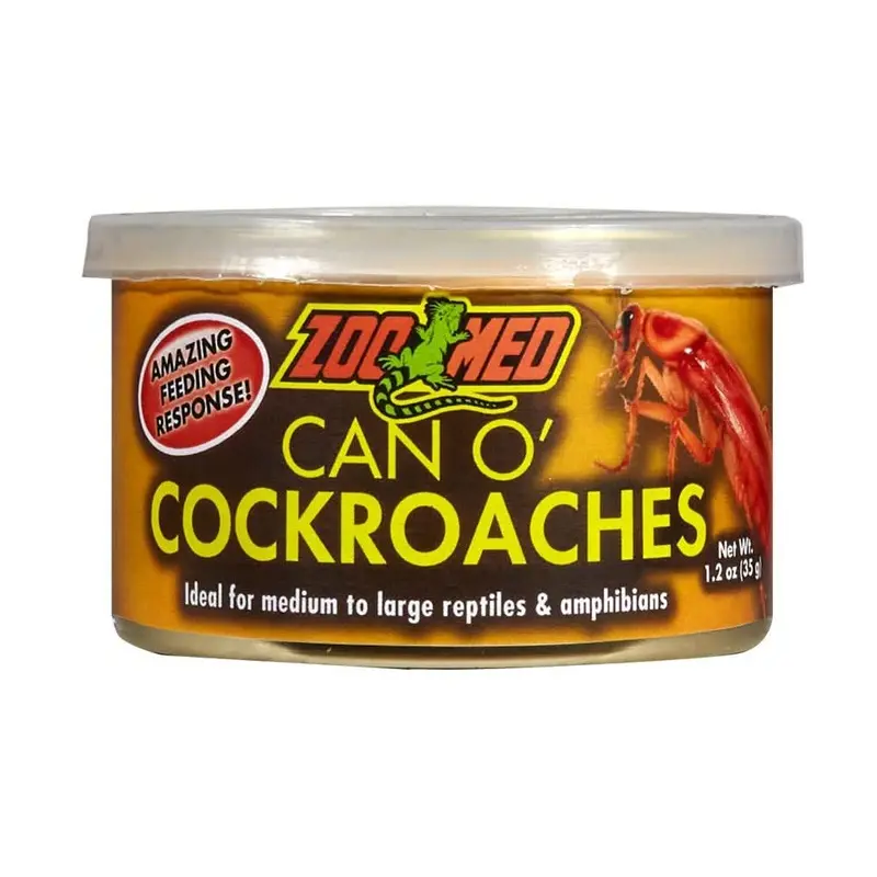 Zoo Med Can O' Cockroach Reptile Wet Food 1.2 oz