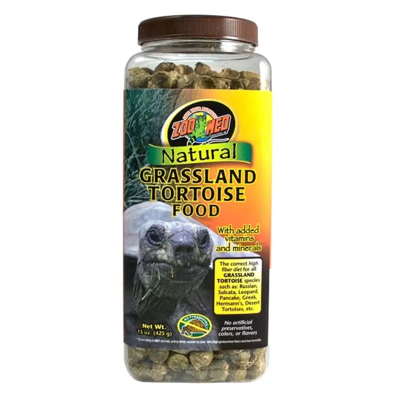 Zoo Med Natural Grassland Tortoise Dry Food 15 oz