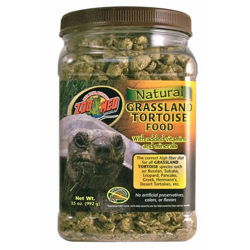 Zoo Med Natural Grassland Tortoise Dry Food 35 oz