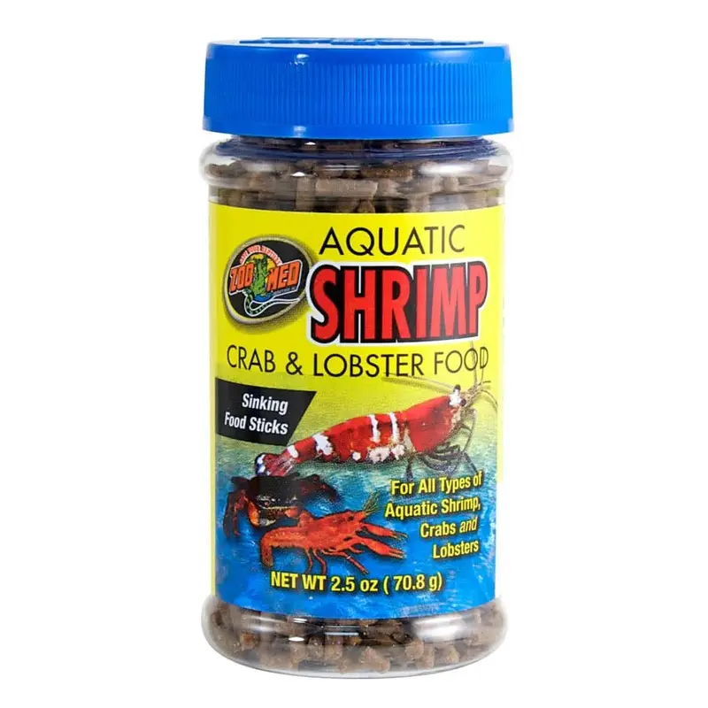 Zoo Med Aquatic Shrimp Crab & Lobster Dry Food 2.5 oz