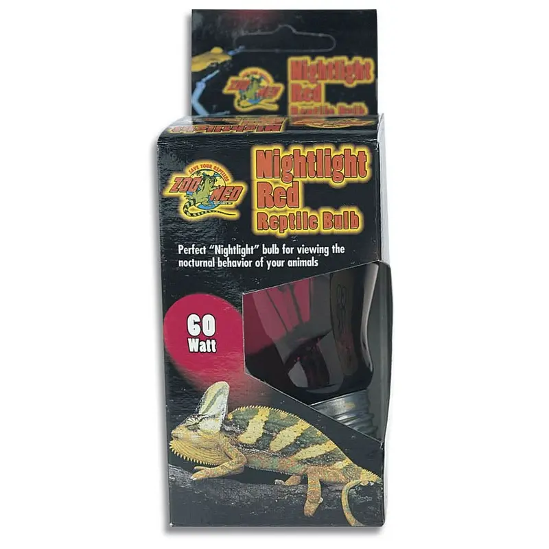 Zoo Med Nightlight Red Reptile Bulb Red 60 Watt