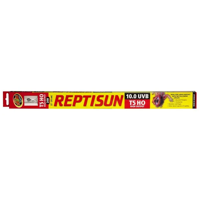 Zoo Med ReptiSun 10.0 UVB T5 HO High Output Lamp White 22 in