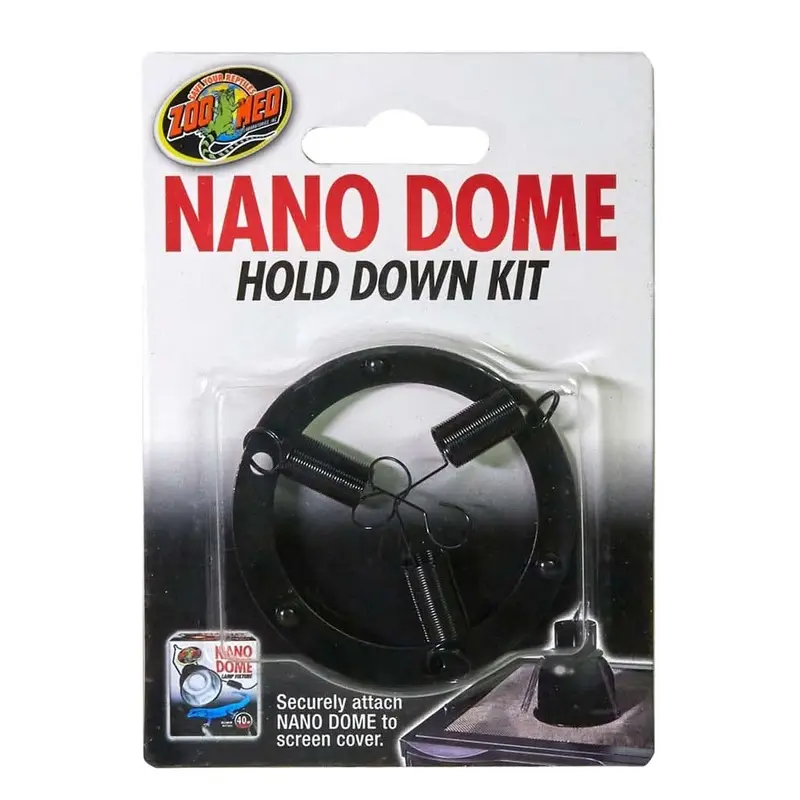 Zoo Med Hold Down Kit for LF-35 Nano Dome Lamp Fixture Black