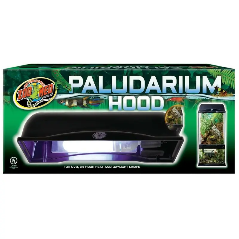 Zoo Med Paludarium Hood Black 12 in
