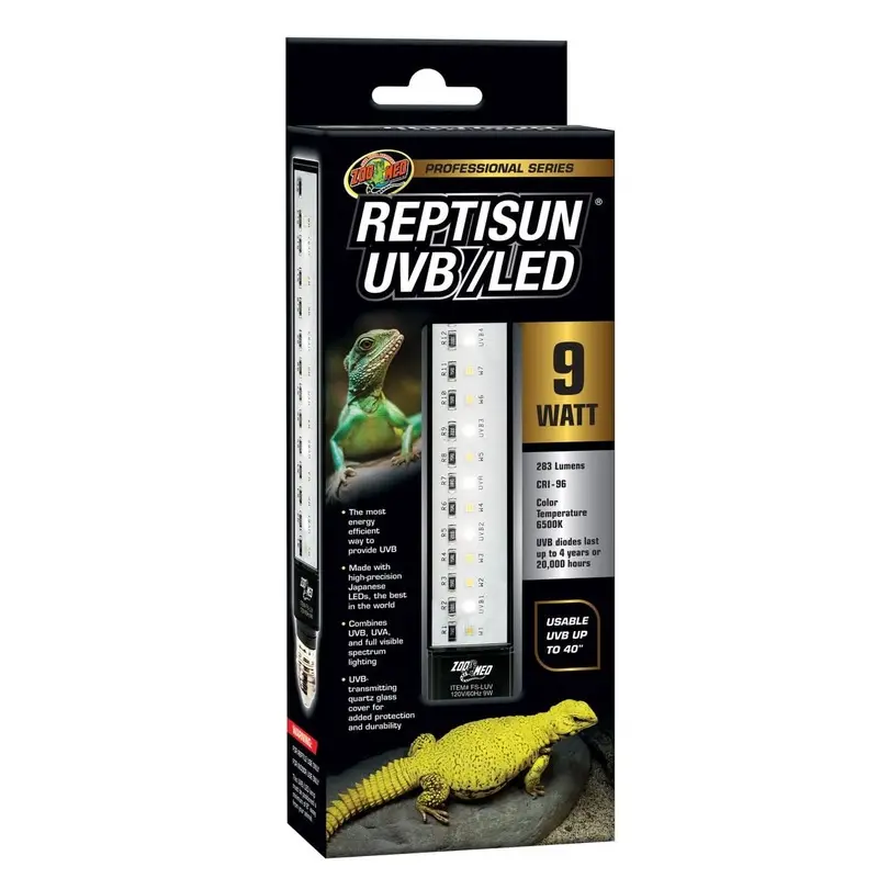Zoo Med Professional Series Reptisun UVB/LED Bulb 9watts