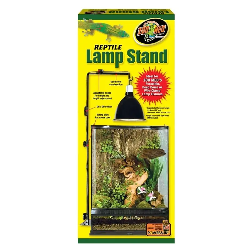 Zoo Med Reptile Lamp Stand Black LG