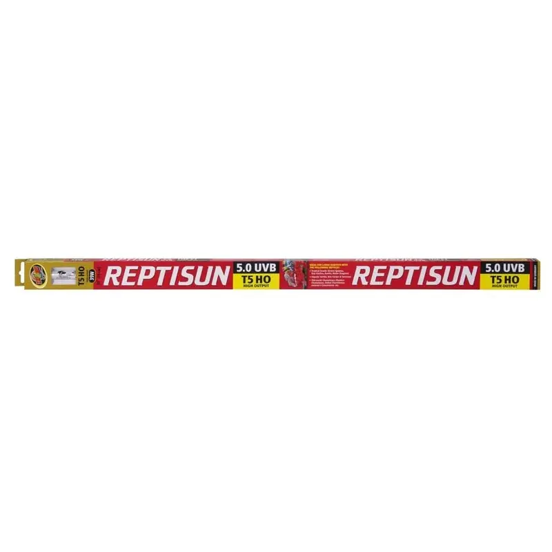 Zoo Med ReptiSun 5.0 UVB T5 HO High Output Linear Lamp White 34 in