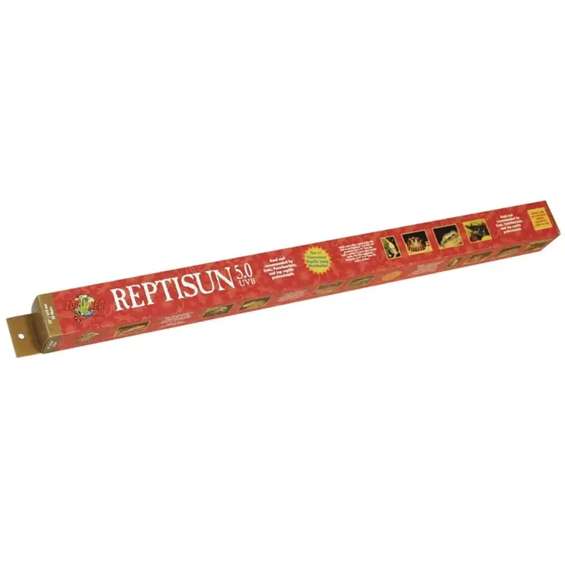 Zoo Med ReptiSun 5.0 UVB T8 Fluorescent Lamp White 24 in