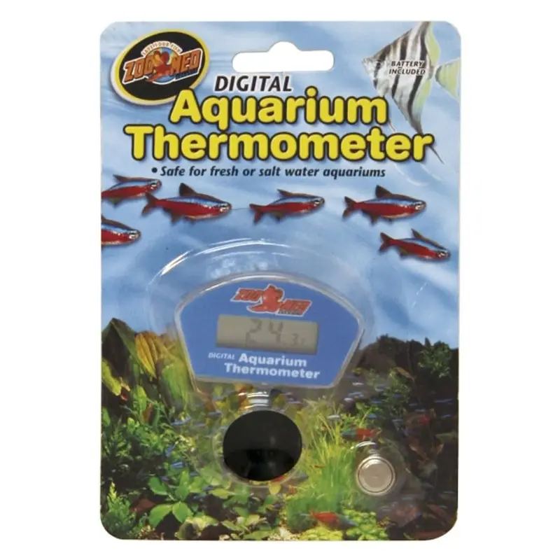 Zoo Med Digital Aquarium Thermometer Blue