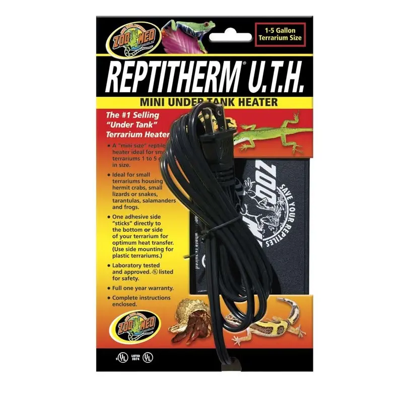 Zoo Med ReptiTherm Under Tank Heater (U.T.H) 4watt 4in X 5in Mini