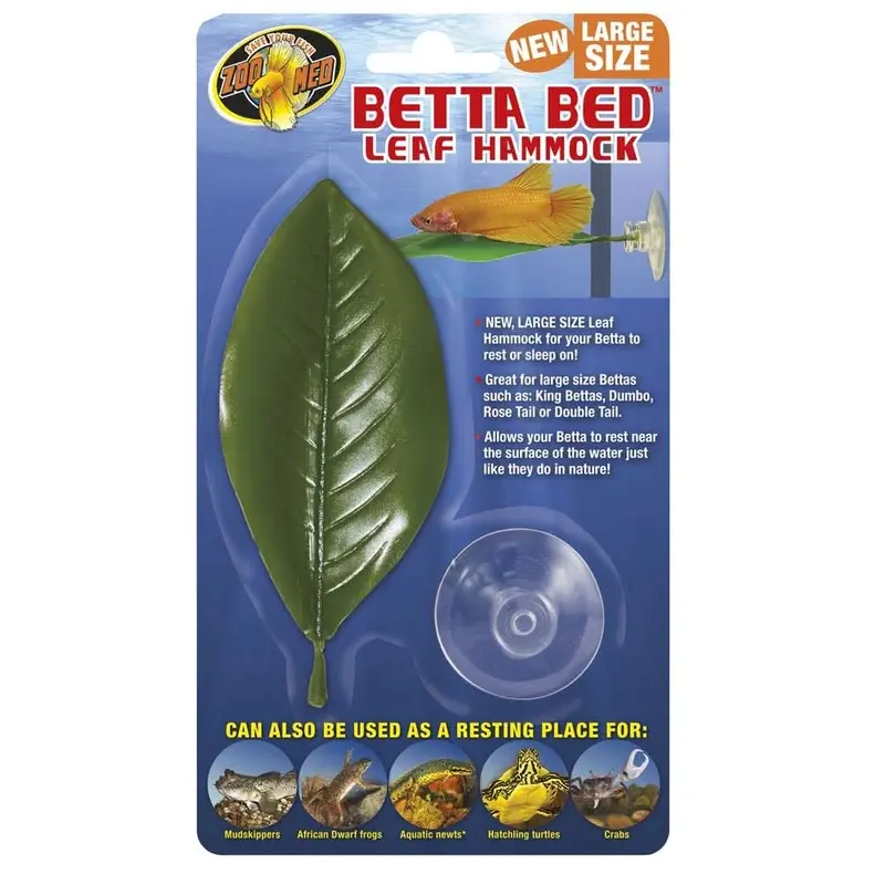 Zoo Med Betta Bed Leaf Hammock Green LG