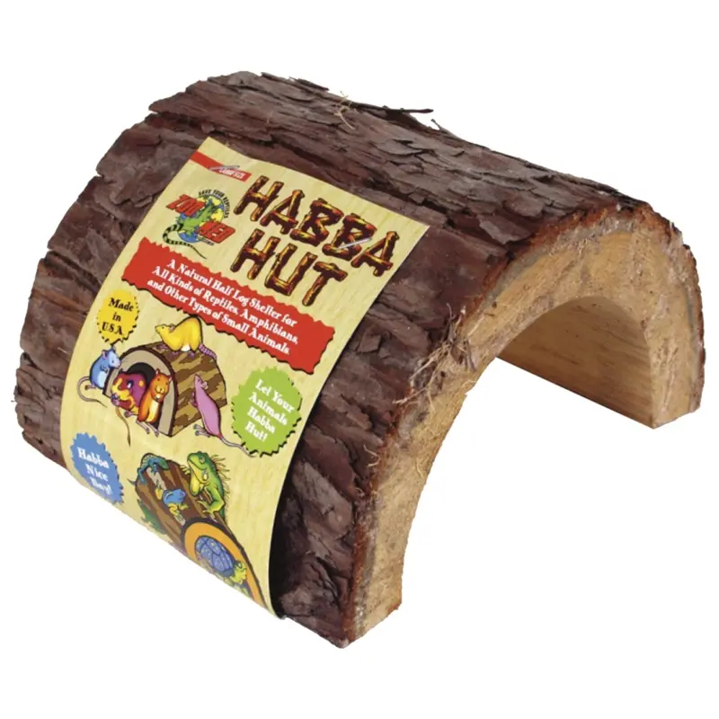 Zoo Med Habba Hut Terrarium Hideaway Brown LG