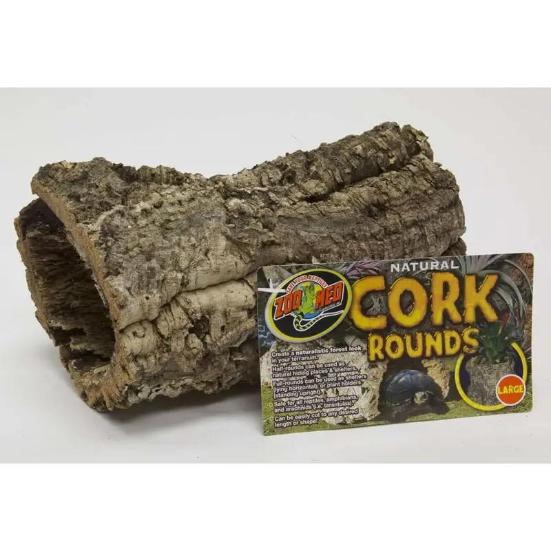 Zoo Med Natural Cork Bark Round Brown LG