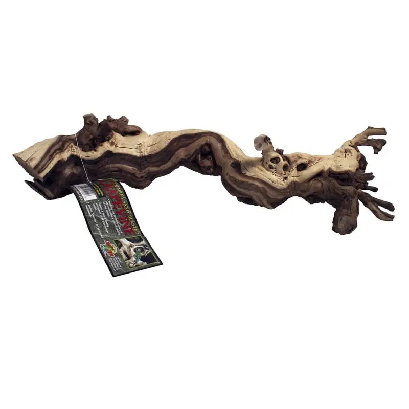 Zoo Med Premium Sand Blasted Grapevine Wood Brown LG