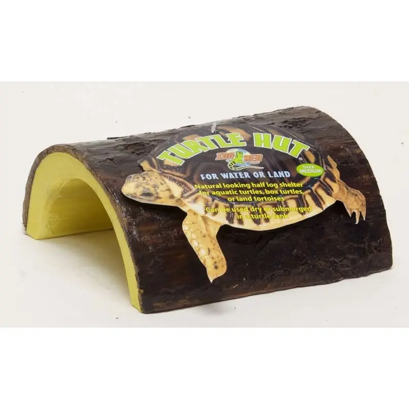 Zoo Med Turtle Hut Brown/Yellow MD