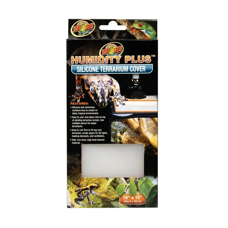 Zoo Med Humidity Plus Silicone Terrarium Cover 16in X 16in