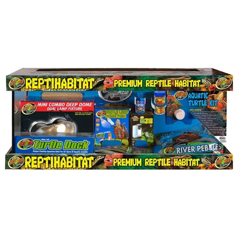 Zoo Med ReptiHabitat Aquatic Turtle Kit 20 gal.