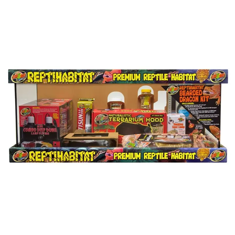 Zoo Med ReptiHabitat Bearded Dragon Kit 20 gal.