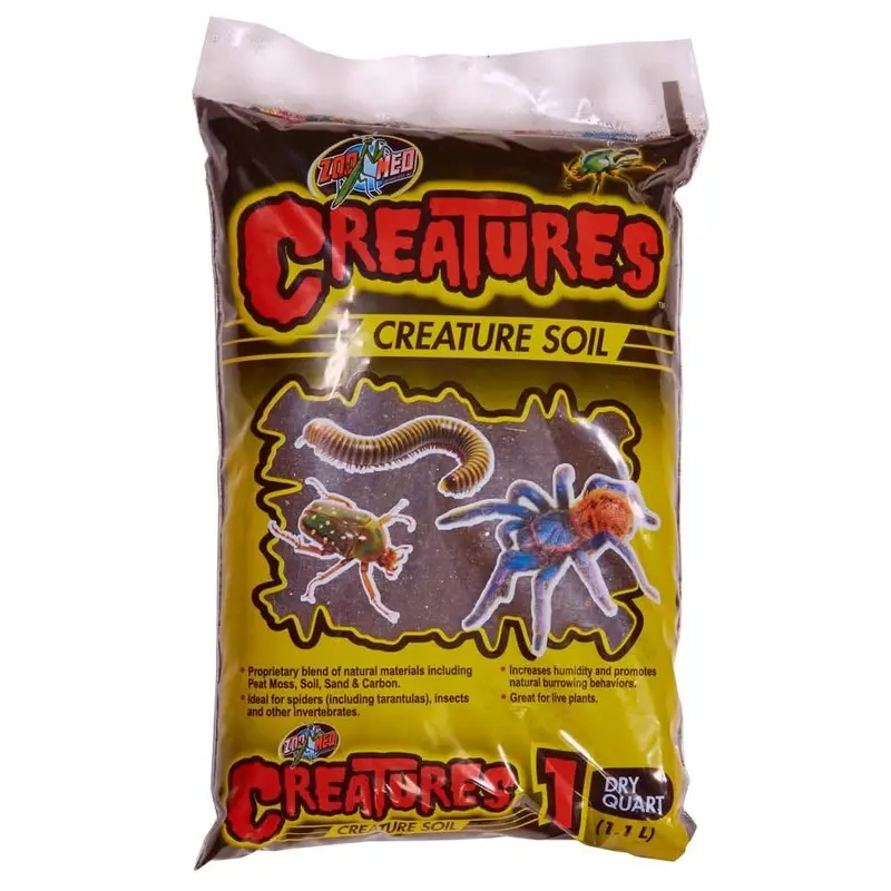 Zoo Med Creatures Creature Soil Black 1 qt