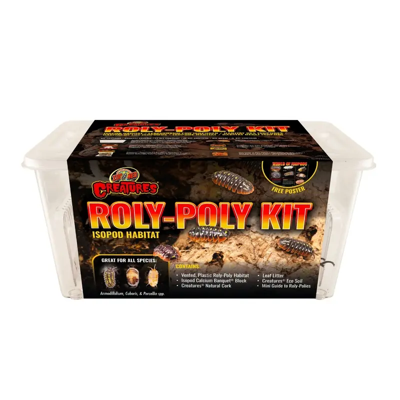 Zoo Med Creatures Roly Poly Isopod Habitat Kit 10.25inX5inX5.75in