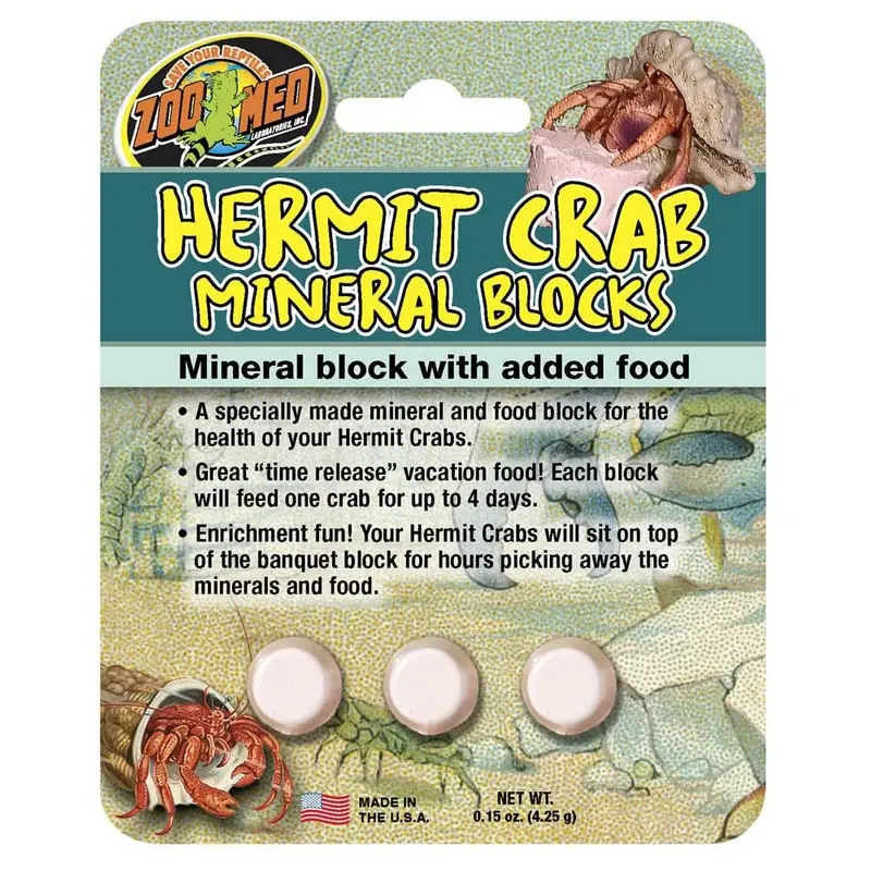 Zoo Med Hermit Crab Mineral Block 0.15 oz