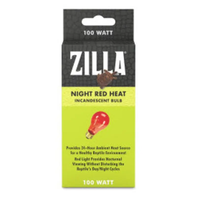 Zilla Incandescent Bulb Night Red 100 Watt