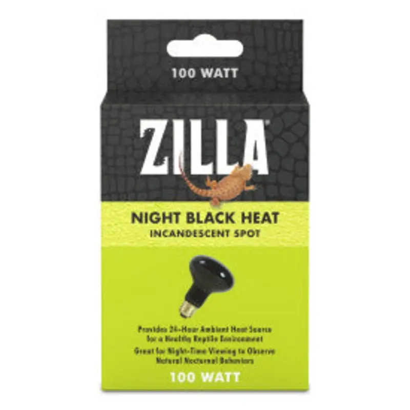 Zilla Incandescent Spot Bulb Night Black 100 watts