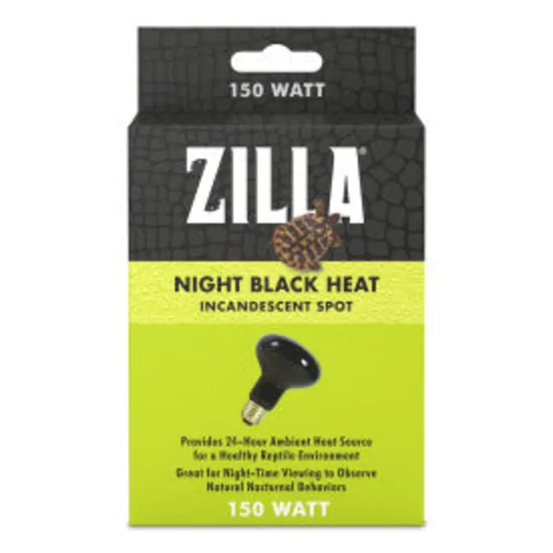Zilla Incandescent Spot Bulb Night Black 150 watts