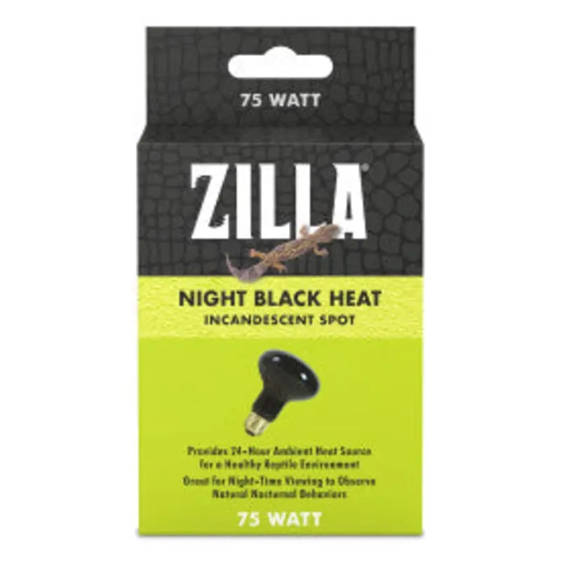 Zilla Incandescent Spot Bulb Night Black 75 watts