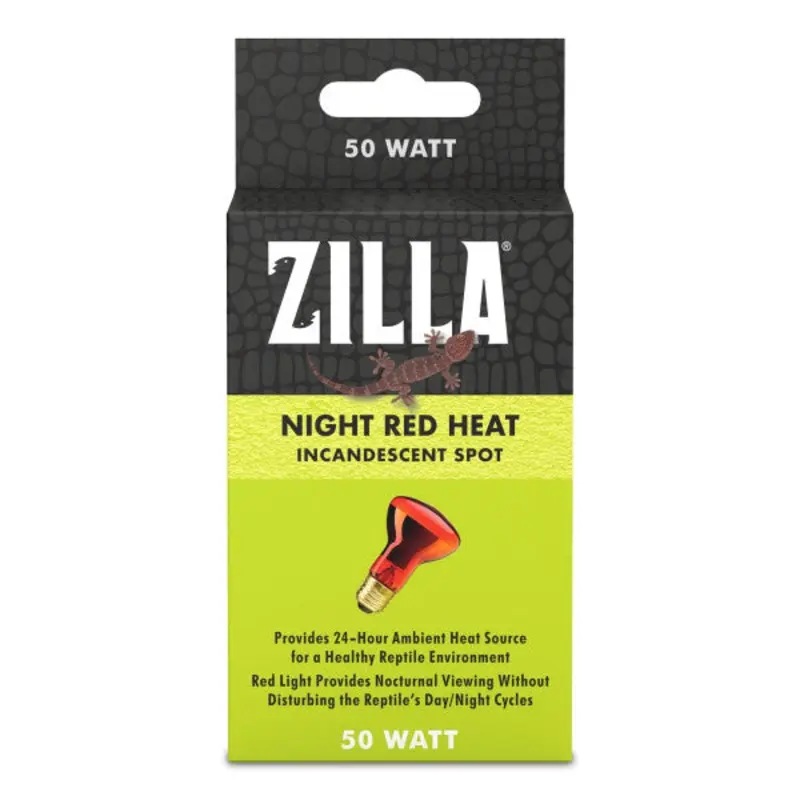 Zilla Incandescent Spot Bulb Night Red 50 watts