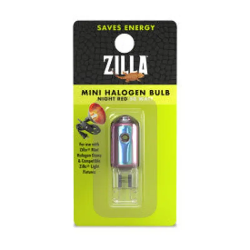 Zilla Mini Halogen Bulb Night Red 50 Watt