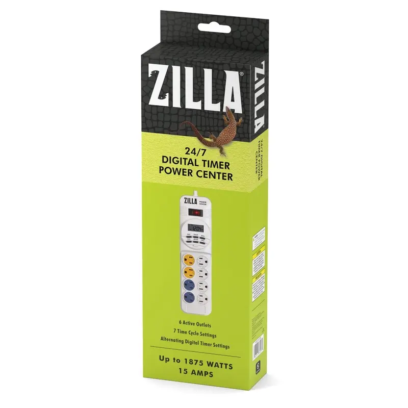 Zilla 24/7 Digital Timer Power Center Digital