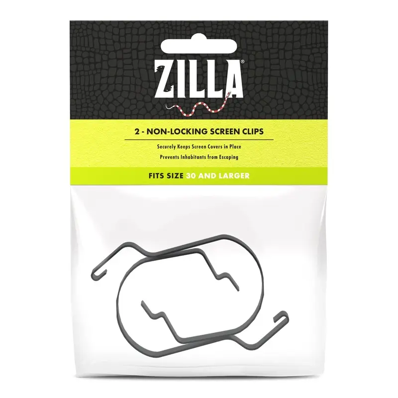 Zilla Non-locking Screen Clips Large