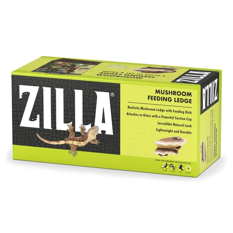 Zilla Vertical Dcor Mushroom Feeding Ledge One Size