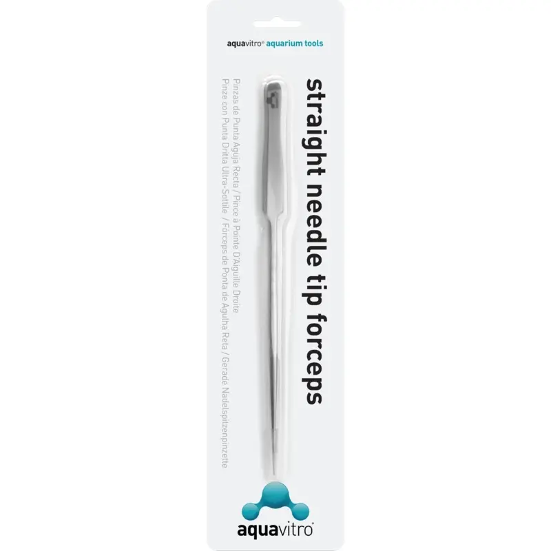 aquavitro Stainless Steel Tip Forceps Straight Needle