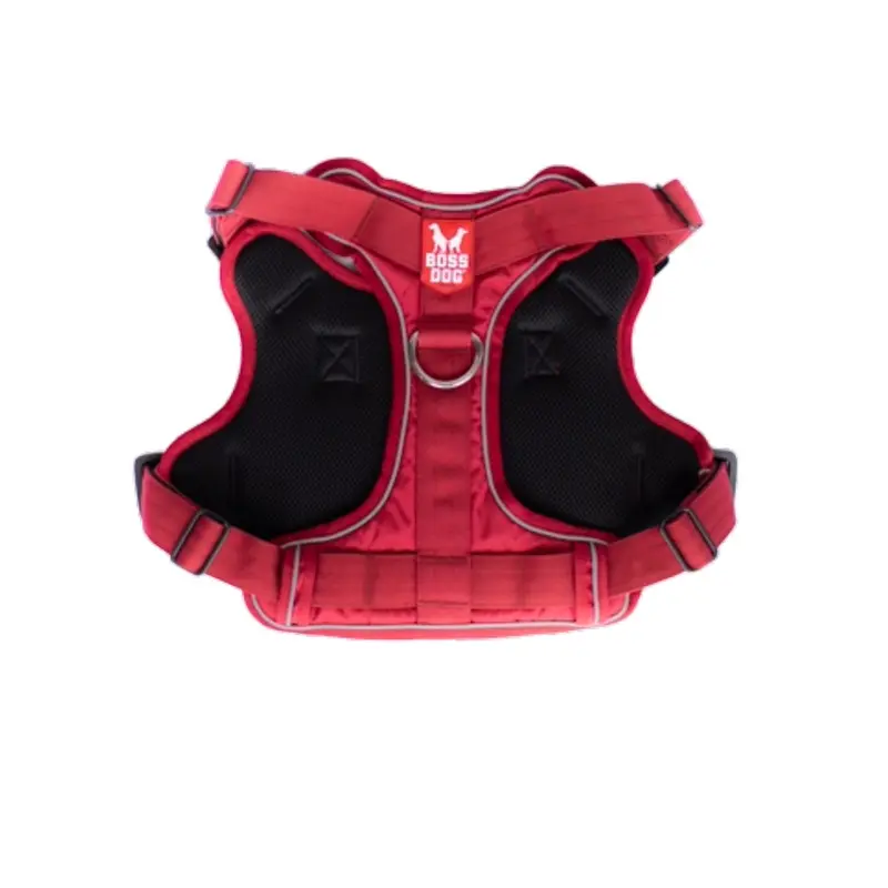 Boss Dog Tactical Dog Harness Red SM