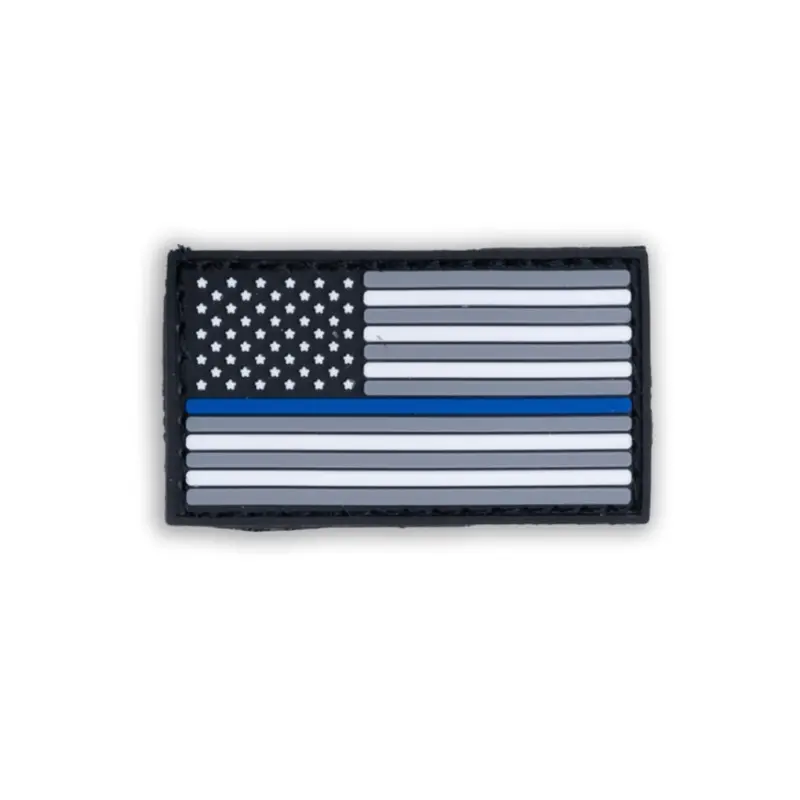 Boss Dog Tactical Collar Patch USA Thin Blue Line One Size