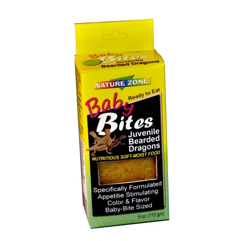 Nature Zone Bearded Dragon Baby Bites Gel Food 6 oz