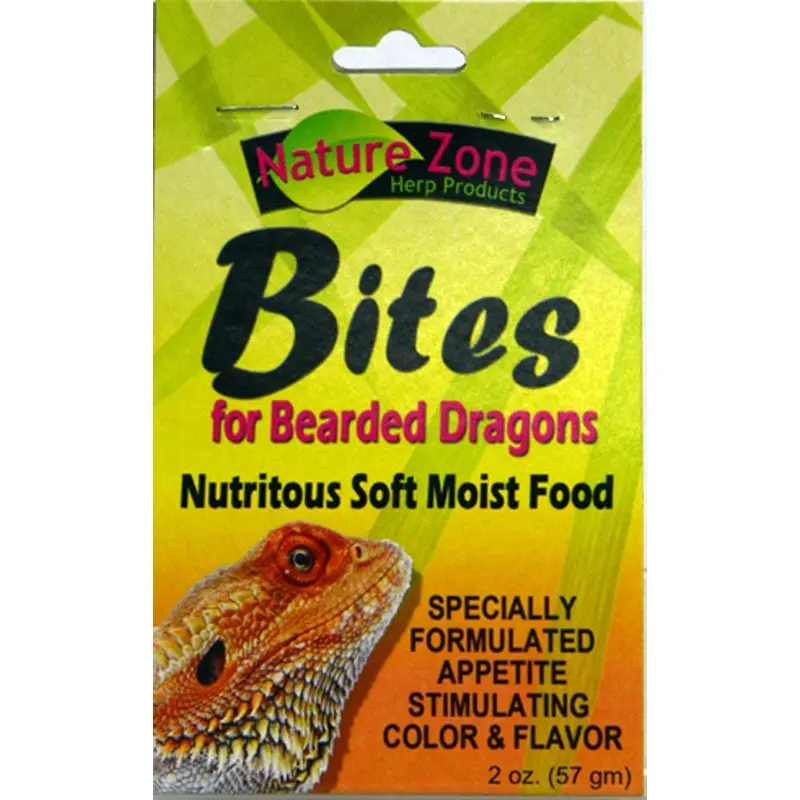 Nature Zone Bearded Dragons Bites Gel Food 2 oz